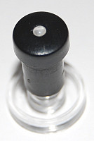 Button 4TR-2214#1 black part only w/hole  picture